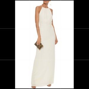 Halston Heritage ivory gown